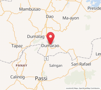 Map of Dumarao, Western Visayas
