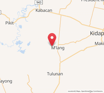 Map of Dunguan, Soccsksargen