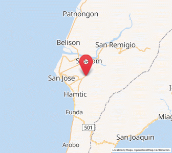 Map of Egaña, Western Visayas