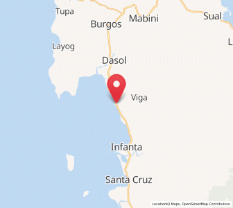 Map of Eguia, Ilocos