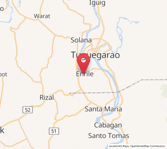 Map of Enrile, Cagayan Valley