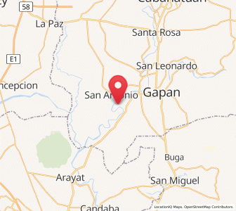 Map of Entablado, Central Luzon