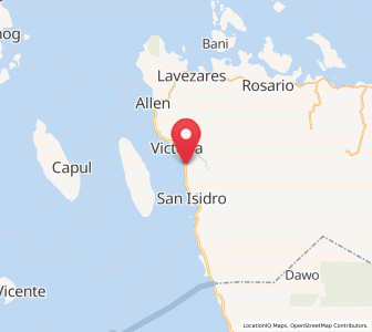 Map of Erenas, Eastern Visayas