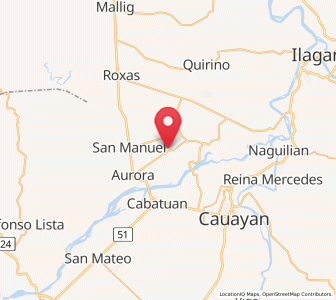 Map of Esperanza East, Cagayan Valley