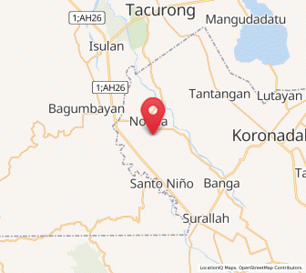 Map of Esperanza, Soccsksargen