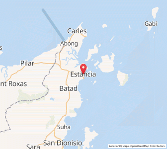 Map of Estancia, Western Visayas