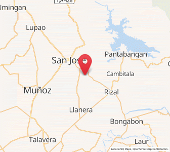 Map of Estrella, Central Luzon