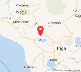 Map of Fabrica, Bicol