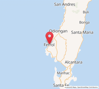 Map of Ferrol, Mimaropa