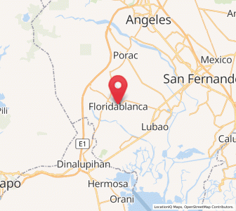 Map of Floridablanca, Central Luzon