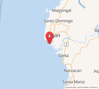 Map of Fuerte, Ilocos