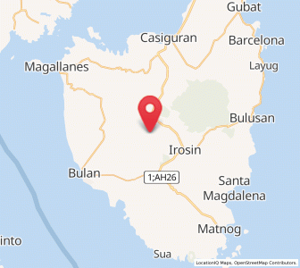 Map of Gabao, Bicol
