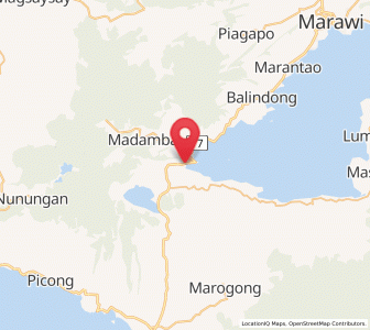 Map of Ganassi, Autonomous Region in Muslim Mindanao