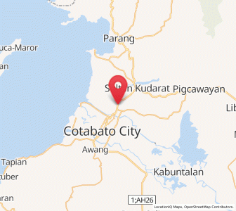 Map of Gang, Autonomous Region in Muslim Mindanao