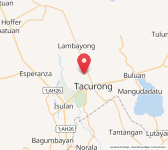Map of Gansing, Soccsksargen