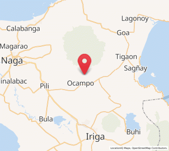 Map of Gatbo, Bicol