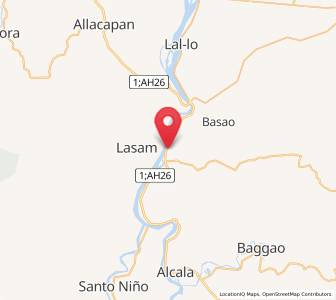 Map of Gattaran, Cagayan Valley