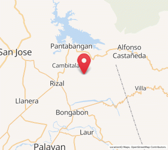 Map of General Luna, Central Luzon