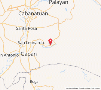 Map of General Tinio, Central Luzon