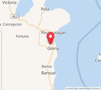 Map of Gloria, Mimaropa