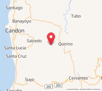 Map of Gregorio del Pilar, Ilocos