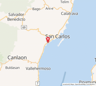 Map of Guadalupe, Western Visayas