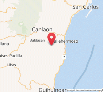 Map of Guba, Central Visayas