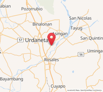 Map of Gueset, Central Luzon
