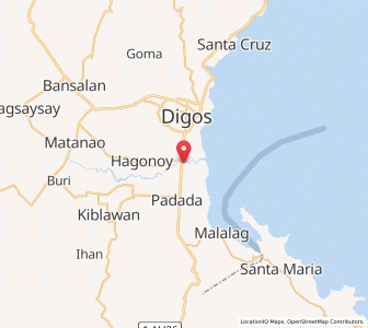 Map of Guihing Proper, Davao