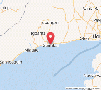Map of Guimbal, Western Visayas