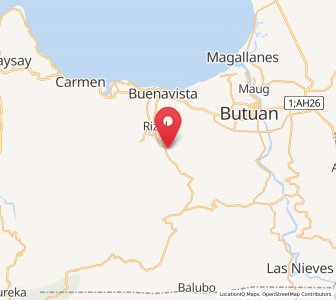 Map of Guinabsan, Caraga