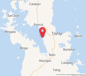 Map of Guinlo, Mimaropa
