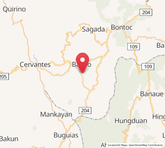 Map of Guinsadan, Cordillera