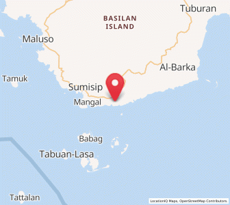 Map of Guiong, Autonomous Region in Muslim Mindanao