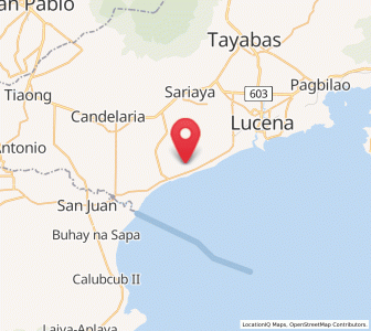 Map of Guisguis, Calabarzon