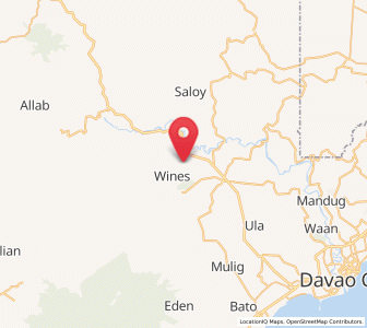 Map of Gumalang, Davao