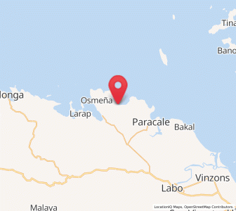 Map of Gumaus, Bicol