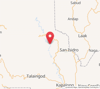 Map of Gupitan, Davao