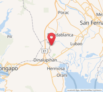 Map of Gutad, Central Luzon