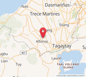 Map of Guyam Malaki, Calabarzon