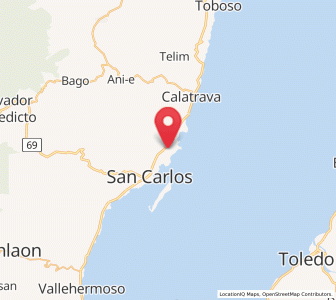 Map of Hacienda Refugio, Western Visayas