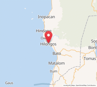 Map of Hilongos, Eastern Visayas