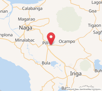 Map of Himaao, Bicol