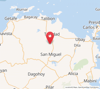 Map of Hinlayagan Ilaud, Central Visayas