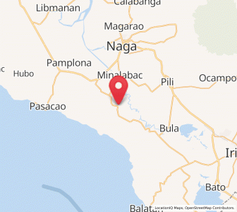 Map of Hobo, Bicol