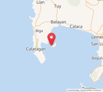 Map of Hukay, Calabarzon
