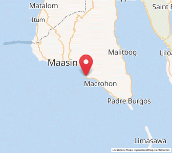 Map of Ichon, Eastern Visayas