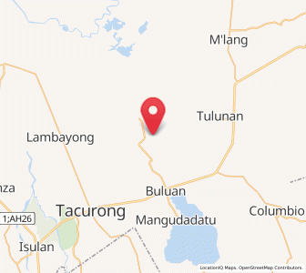 Map of Idtig, Autonomous Region in Muslim Mindanao