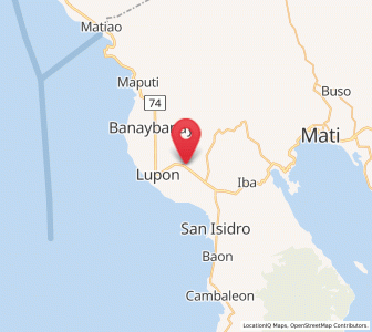Map of Ilangay, Davao