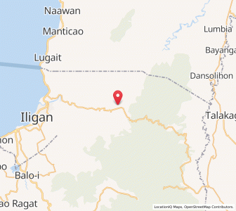Map of Iligan City, Soccsksargen